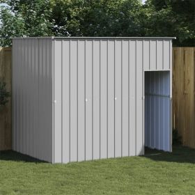 Dog House Light grey Galvanized Steel 84.3 x 60.2 x 71.3 in